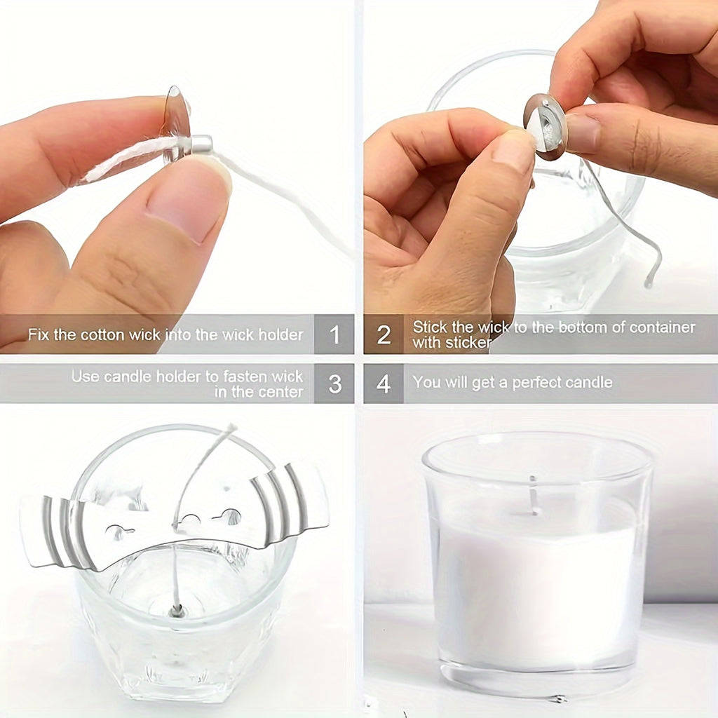 DIY Candle Making Kit - 2401.57inch Smokeless Wick Set
