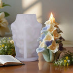 3D Floral Bouquet Mold with Layered Petals