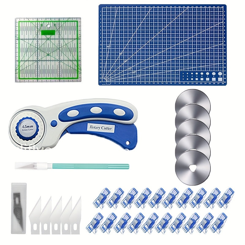 Rotary Cutter Kit with 45mm Rotating Blade