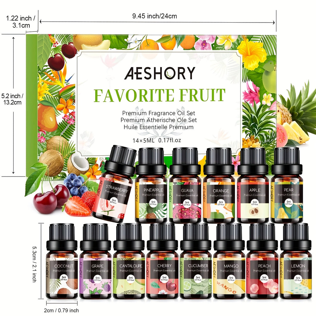TOP 14 Fruity Essential Oils Set