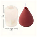 1pc Water Drop Candle Making Silicone Mold DIY Creative Geometric Shape Candle Making Handmade Resin Clay Plaster Ornament Silicone Molds Gift Art Crafts Home Decorations