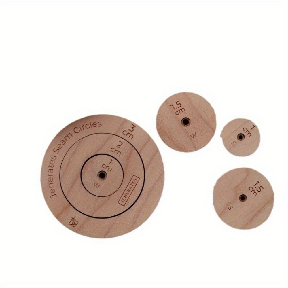 Wooden Circle Quilting Template Toos Set