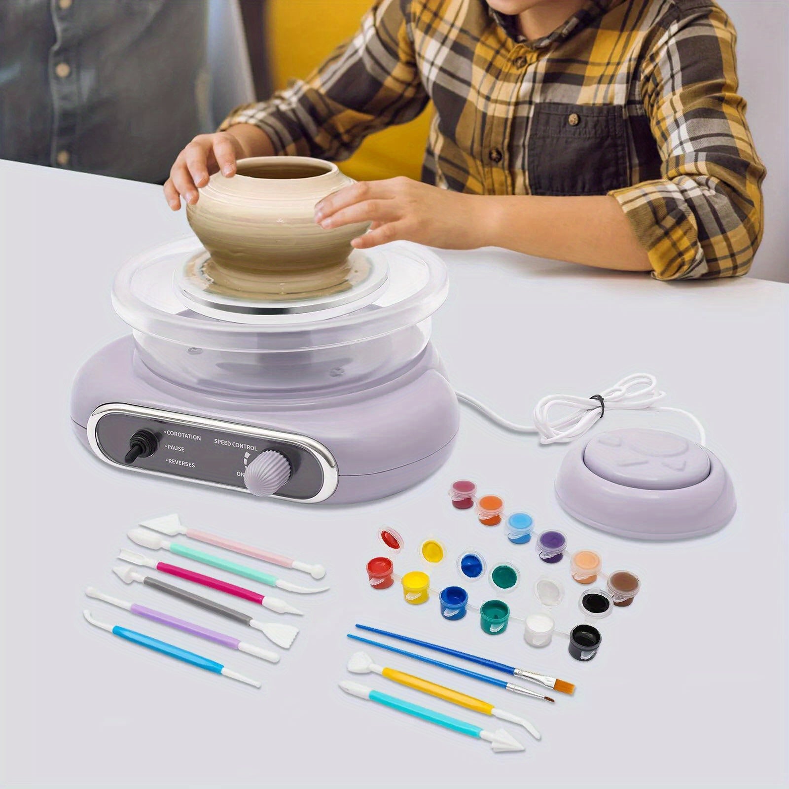 Electric Adjustable Speed Pottery Machine