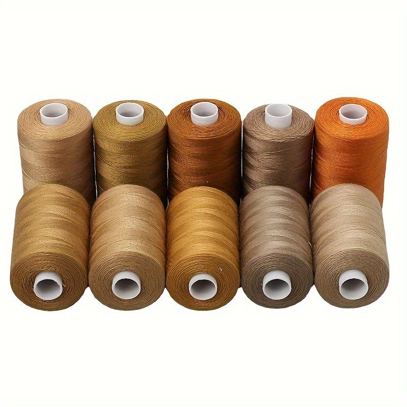 Polyester Thread, 10 Rolls Set 1000 Yards