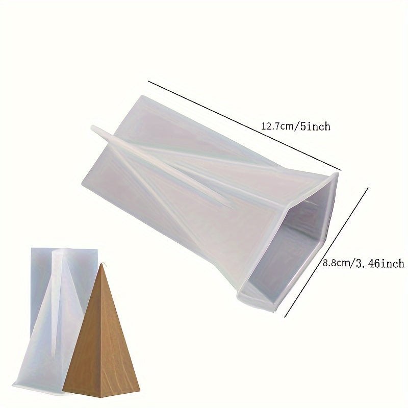 1pc Pentagonal Cone Candle Silicone Molds