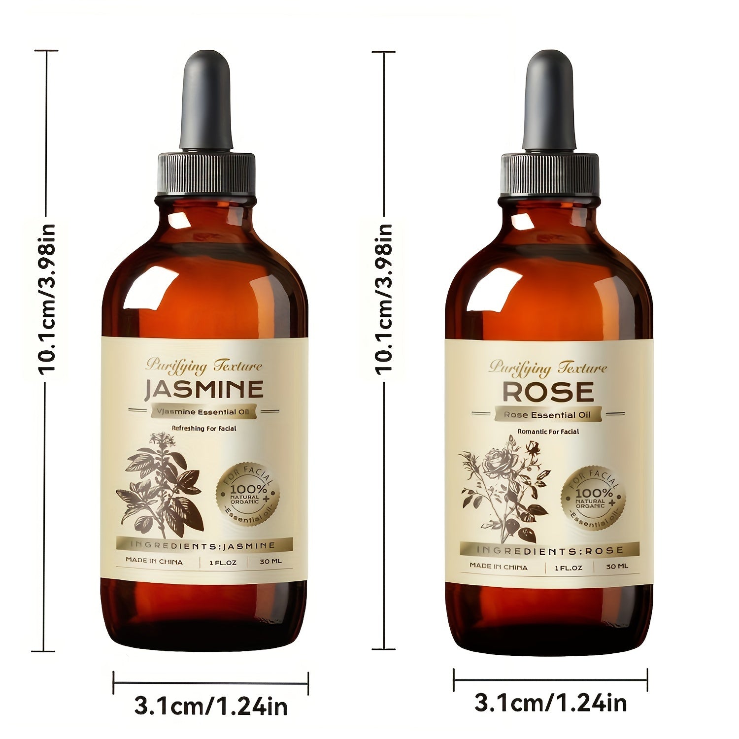 Rose and Jasmine Essential Oils
