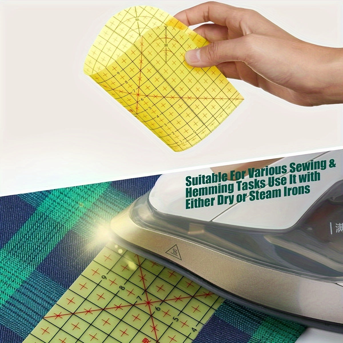 12, 5/9, 5/6/4, 5 Inch Acrylic Square Quilting Ruler