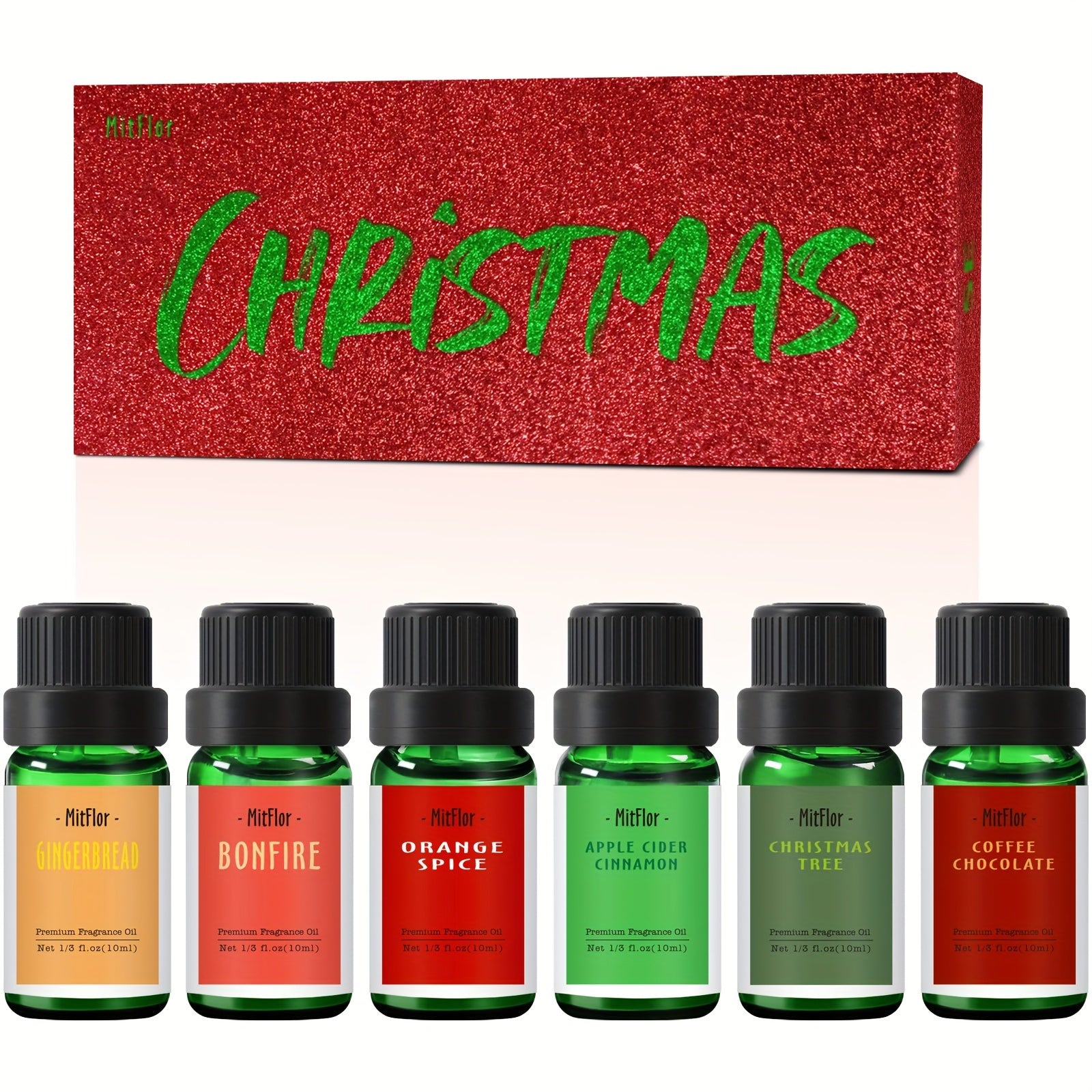 Fragrance Oils, Christmas Set of 6 Premium Scented Oils