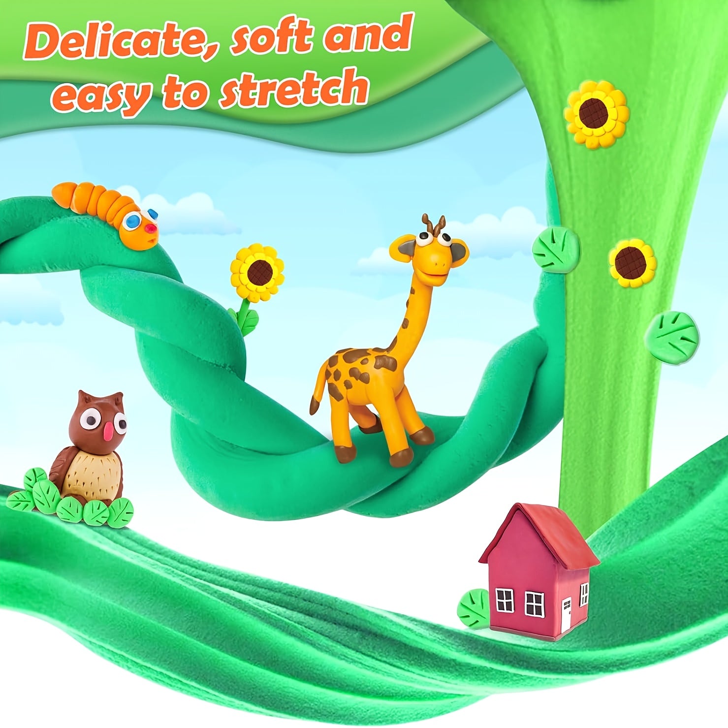 100 Colors Air Dry Clay