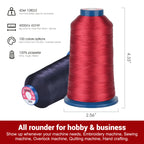 40 Colors 100% Polyester Embroidery Sewing Thread Combo