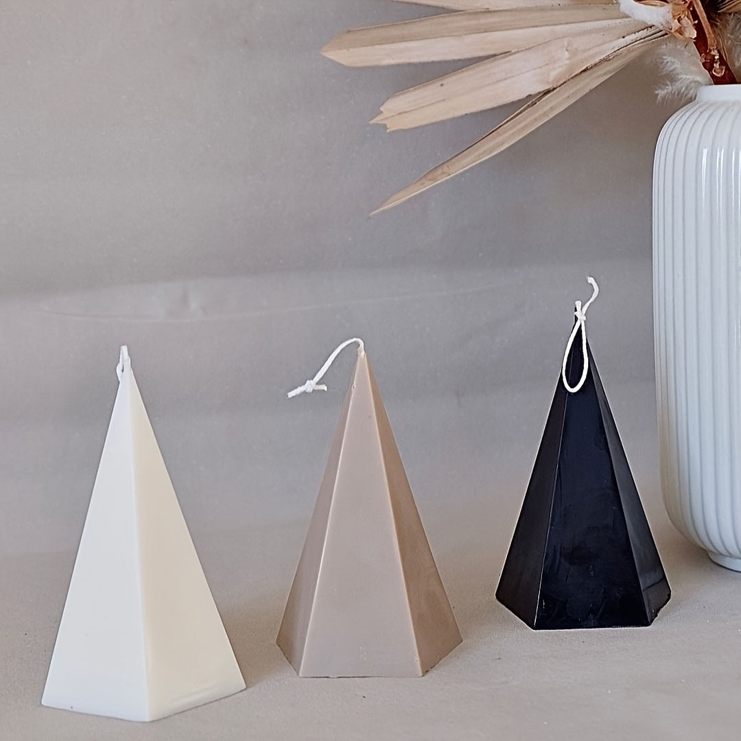 1pc Pentagonal Cone Candle Silicone Molds