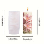 Elegant White Silicone Tulip Lily Mold for DIY Candles
