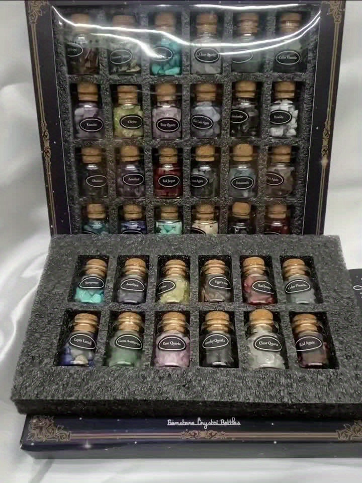 Crystal Pebble Wish Bottle, Crystal Pebble Candle Making