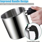 2pcs/set Large Capacity 44oz/1300ml Stainless Steel Candle Making Pouring Pot