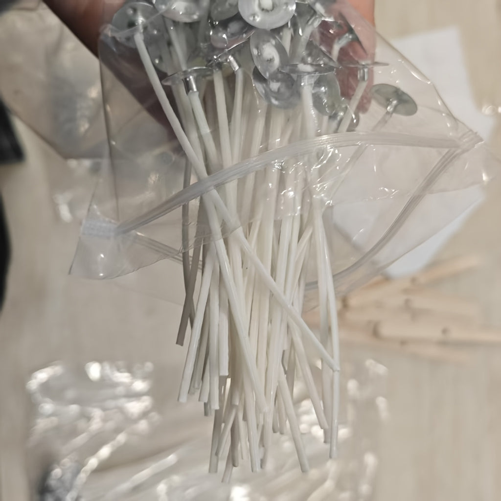 310pcs Wick Set, 1/3/6/8 Inch With 10 Holders And 100 Labels
