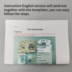 13pcs Fox Sewing Templates