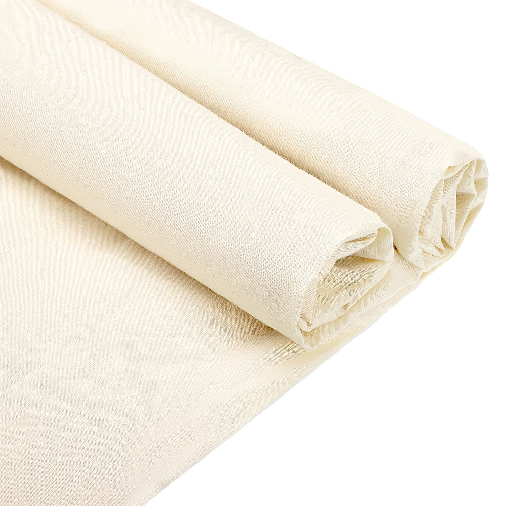 10 Yards Muslin Unbleached Natural Fabric