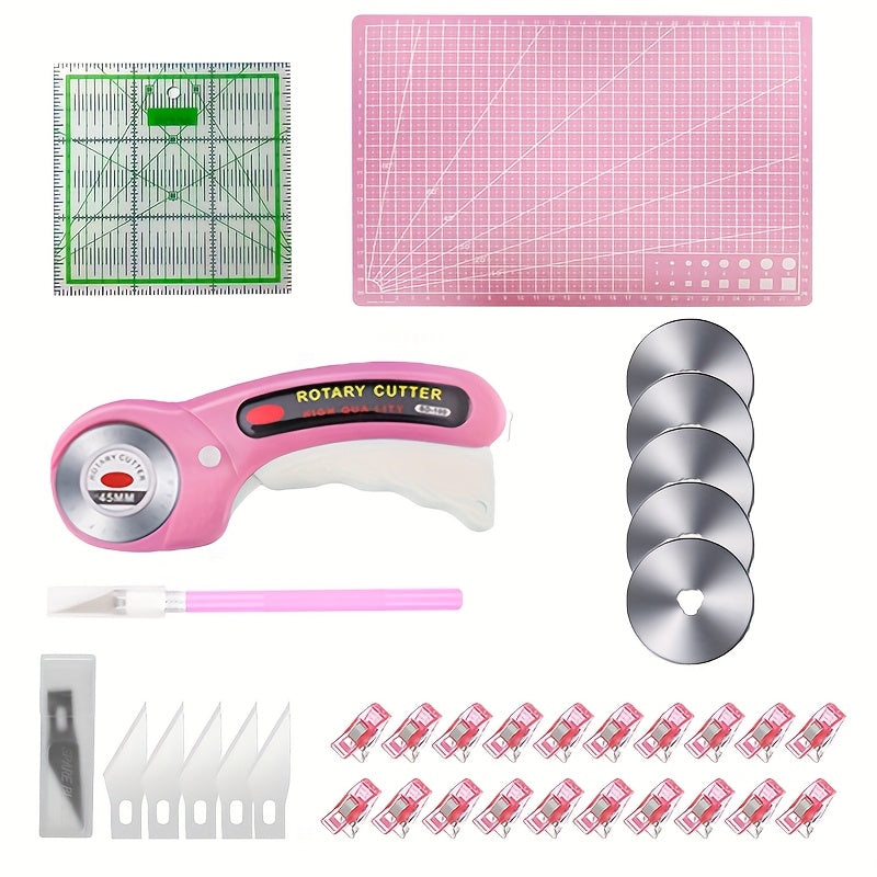 Rotary Cutter Kit with 45mm Rotating Blade