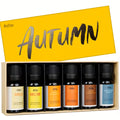 6x0.34oz Autumn Essential Oils for Diffusers for Home
