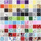 100pcs Fabric Squares, 10x10 Inches