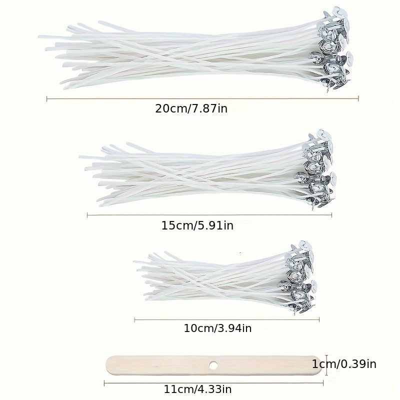 50/100pcs Value Pack Cotton Candle Wicks