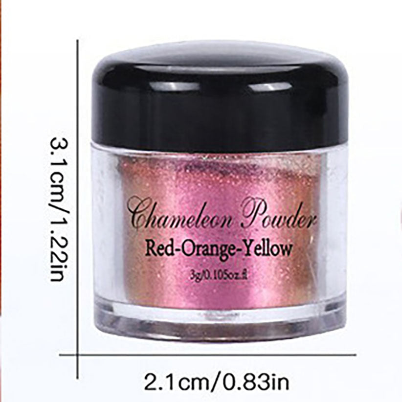 10 bottles of 3 g bottles of chameleon mice pearl light powder