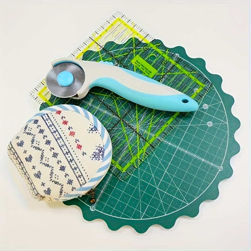 Round Rotating Self-Healing Cutting Mat
