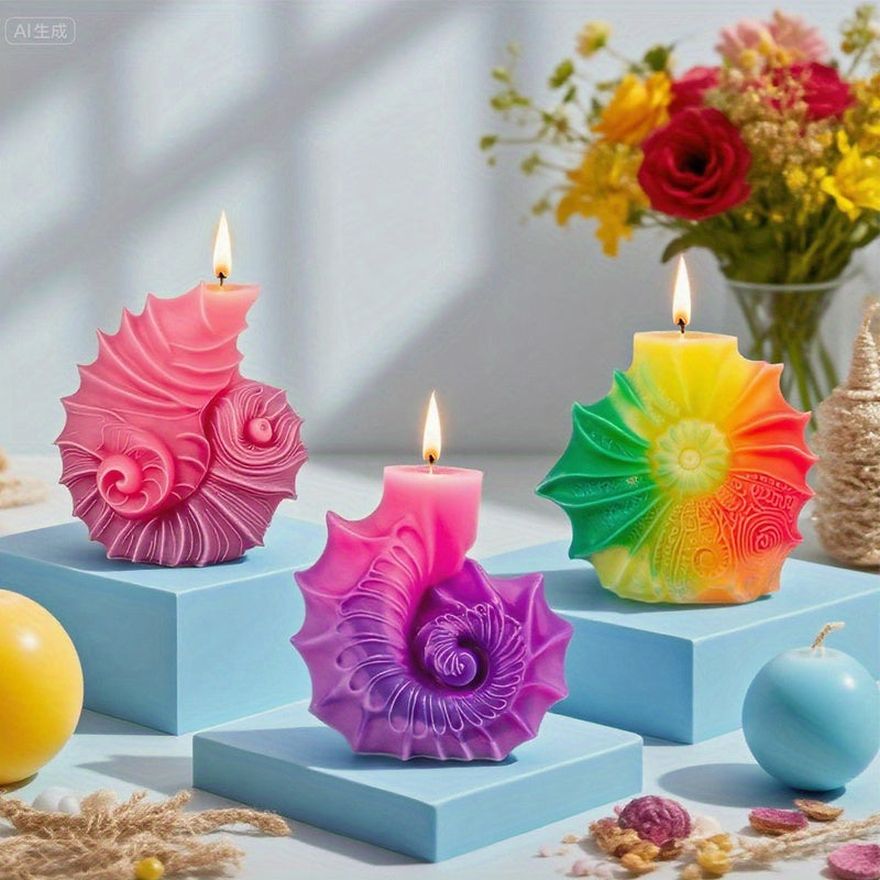 4pcs Ocean Theme Silicone Molds
