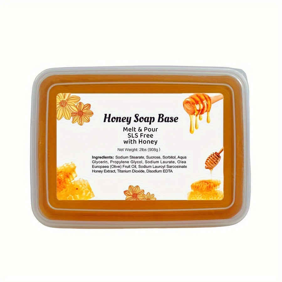 0.55lb/1lb/2lbs Natural Honey Soap Base