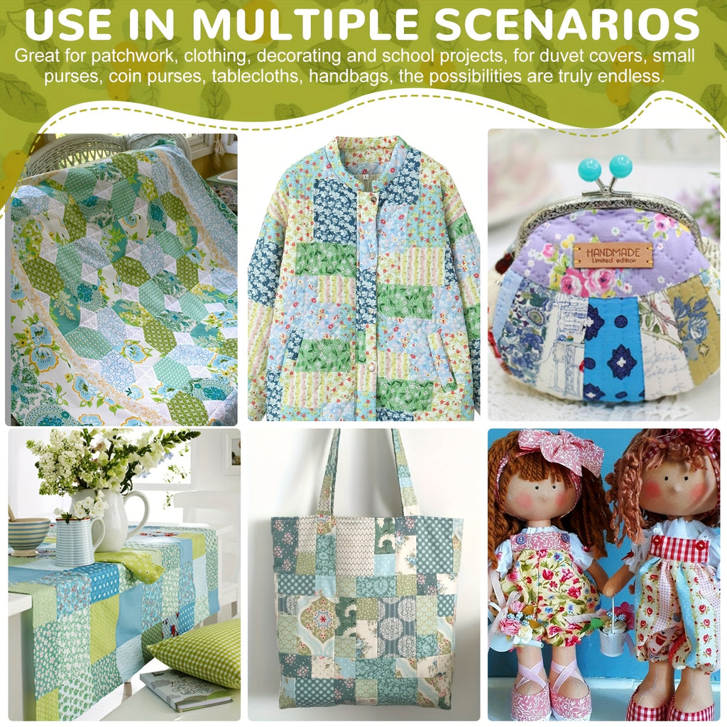 70pcs 10x10inch Cotton Fabric Square