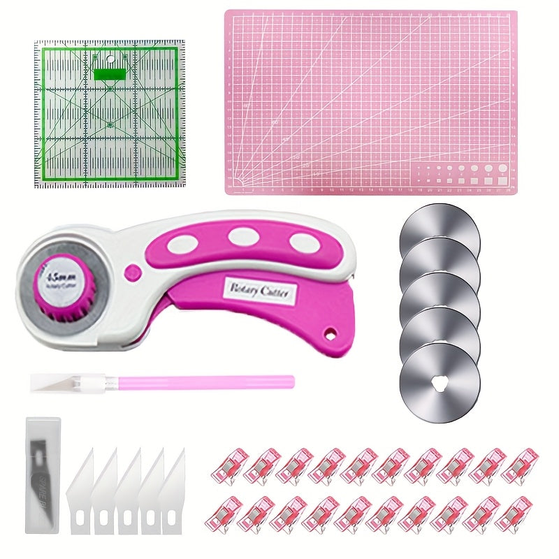Rotary Cutter Kit with 45mm Rotating Blade