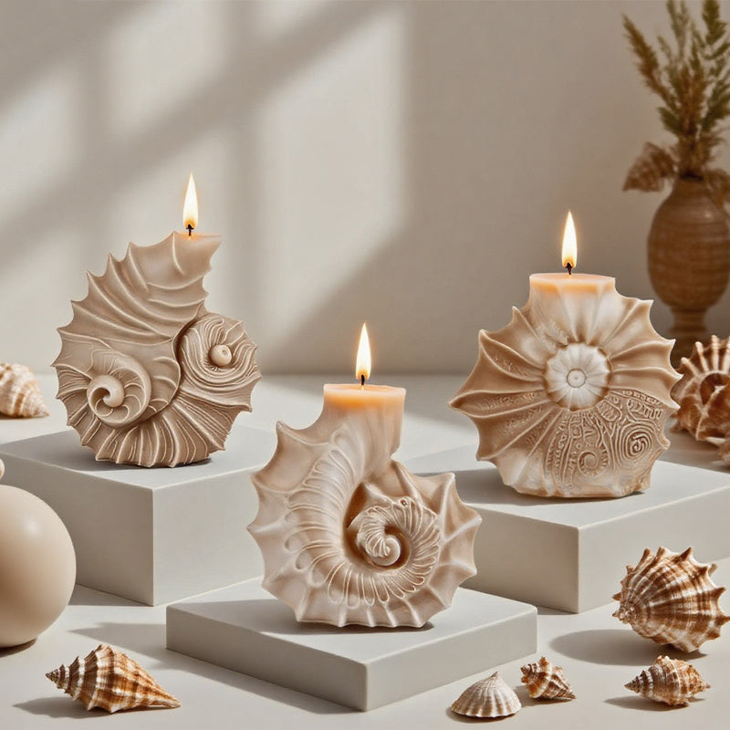 4pcs Ocean Theme Silicone Molds