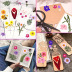 140pcs Premium Pressed Dried Flower Kit