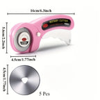 45mm Rotary Cutter With 5 Extra Blades