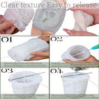 2pcs Lily Flower Silicone Mold Set