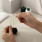 1 Set Durable Black/White Sewing Threads