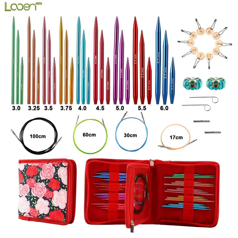 Sewing Knitting Crochet Hooks Set