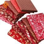 Burgundy Red Cotton Fabric By Half Yards