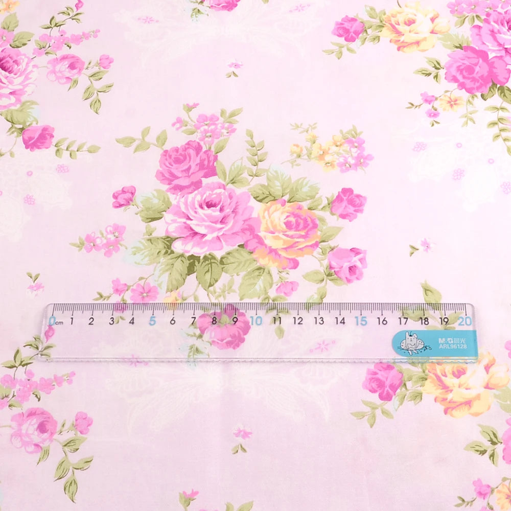 Rose Printed Cotton Fabrics by the Meter
