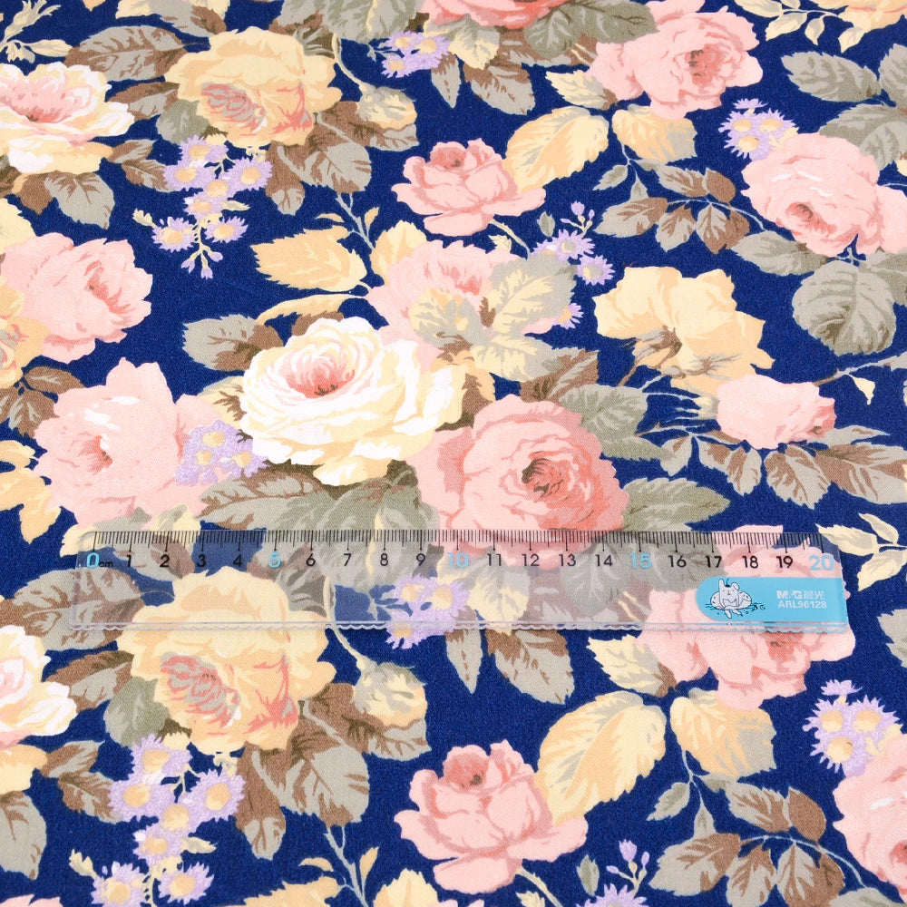 Rose Printed Cotton Fabrics by the Meter