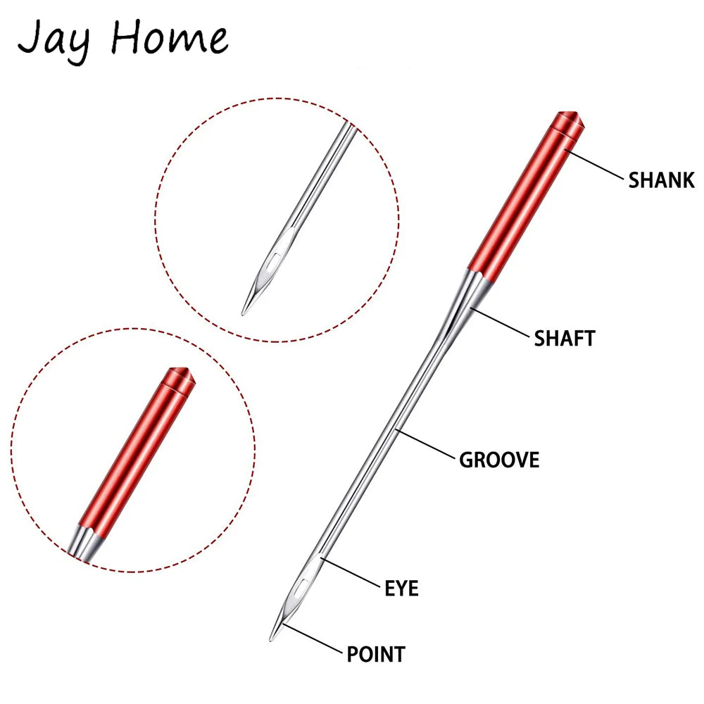 15Pcs Sewing Machine Needles 65/9 75/11 90/14 100/16 110/18
