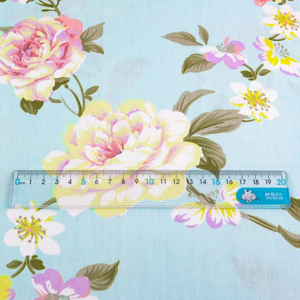 Rose Printed Cotton Fabrics by the Meter