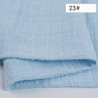 Plain Cotton Gauze Linen Fabric