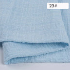Plain Cotton Gauze Linen Fabric