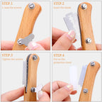 Bread Lame Wooden Handle Bread Slashing Tool