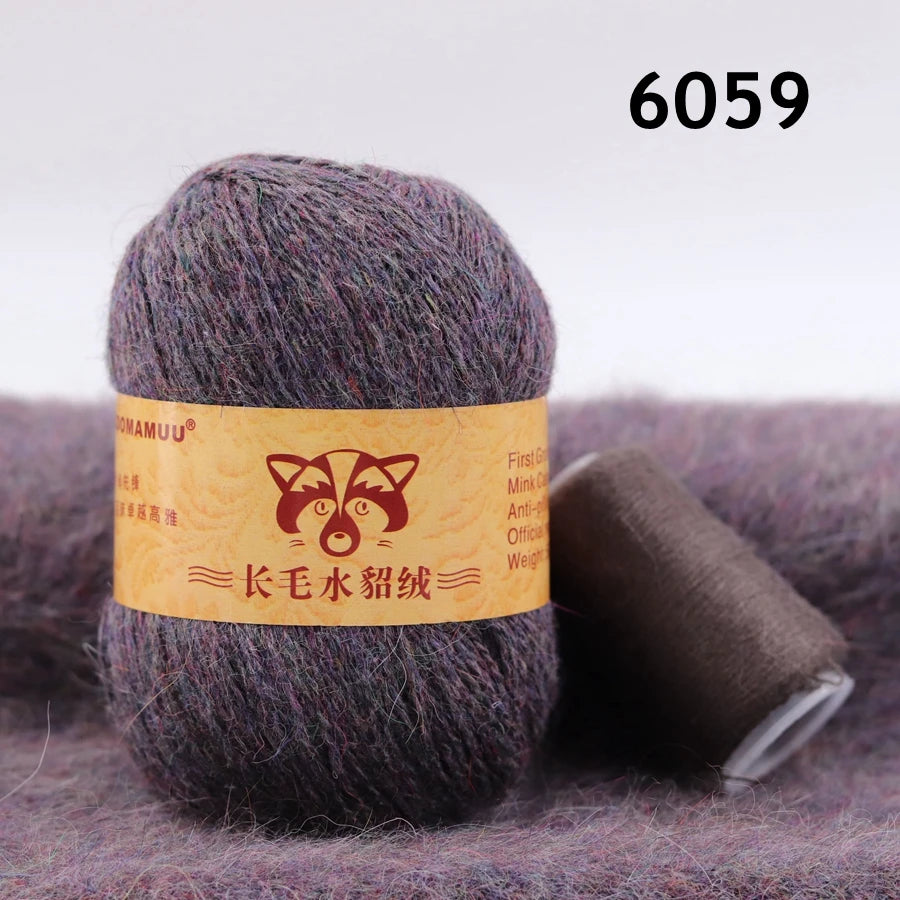 Extra Soft Plush Mink Hair Yarn