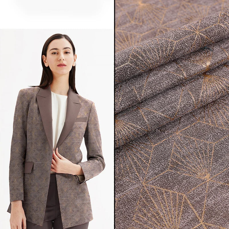 Satin jacquard brocade fabrics