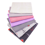 7 Pieces 9.8"X 9.8" (25cm X 25cm) Floral Printed Cotton Fabric Bundle