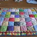 8 PCS Pack Square Multicolor Printed Cotton Fabric