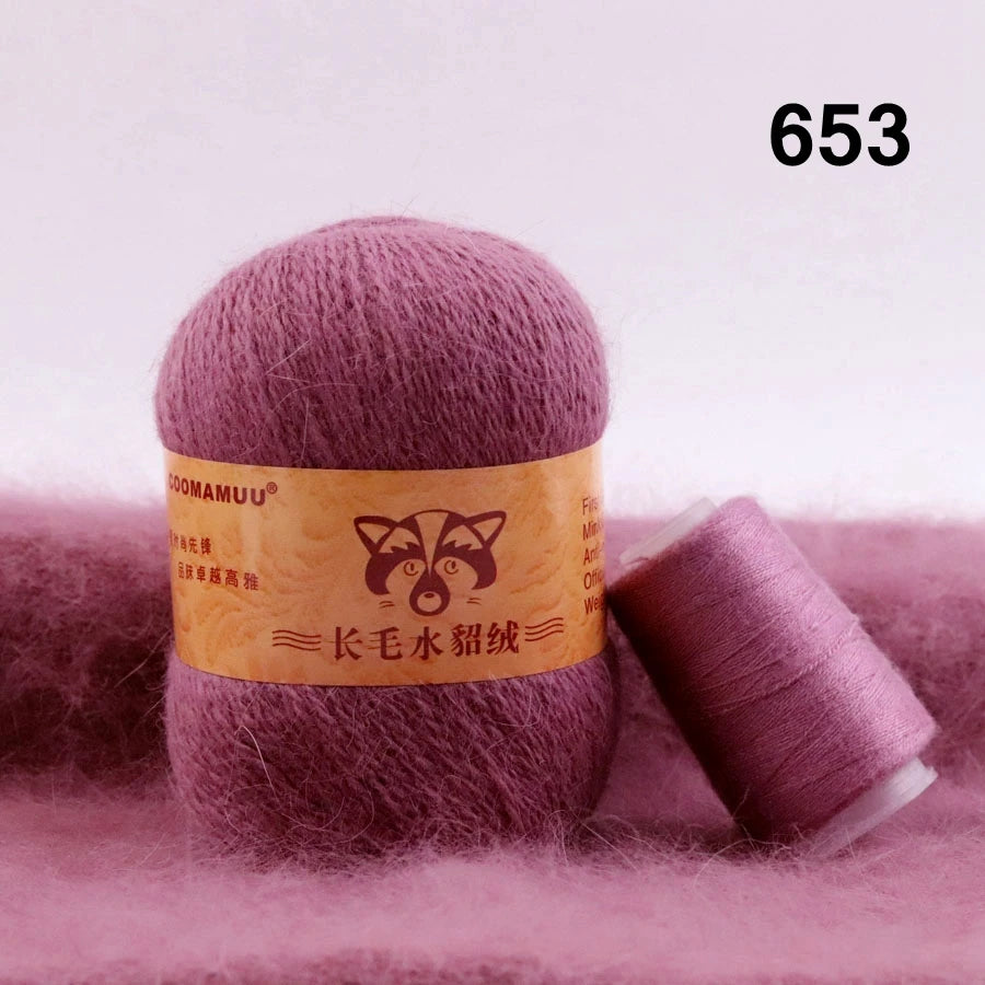 Extra Soft Plush Mink Hair Yarn